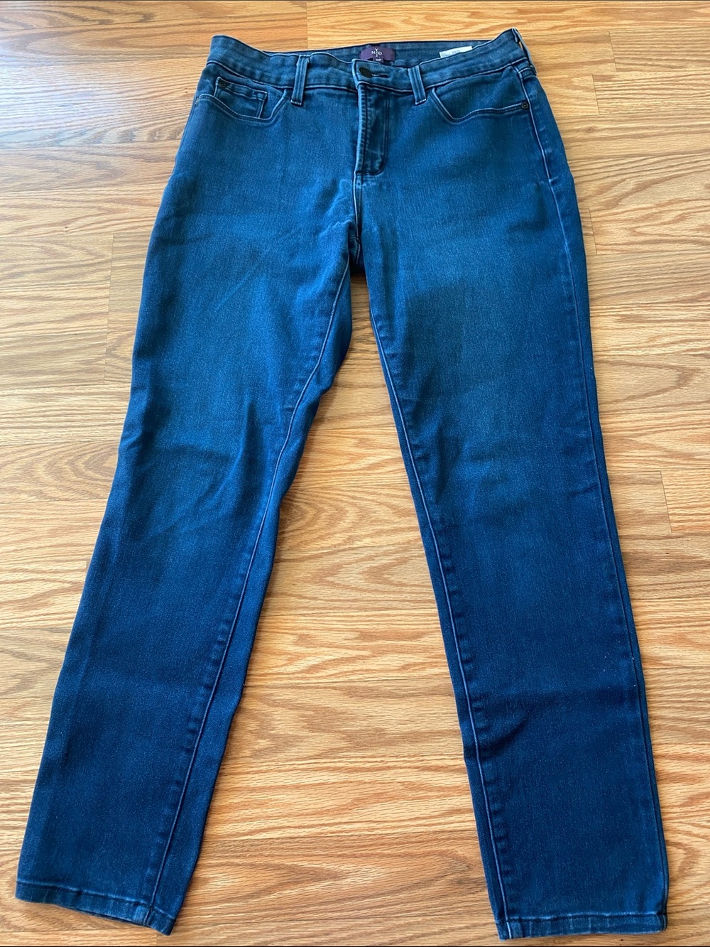 NYDJ Dark Navy Denim Legging 10P Skinny Jeans Chic Casual